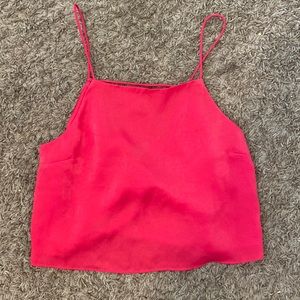 Forever 21 hot pink tank